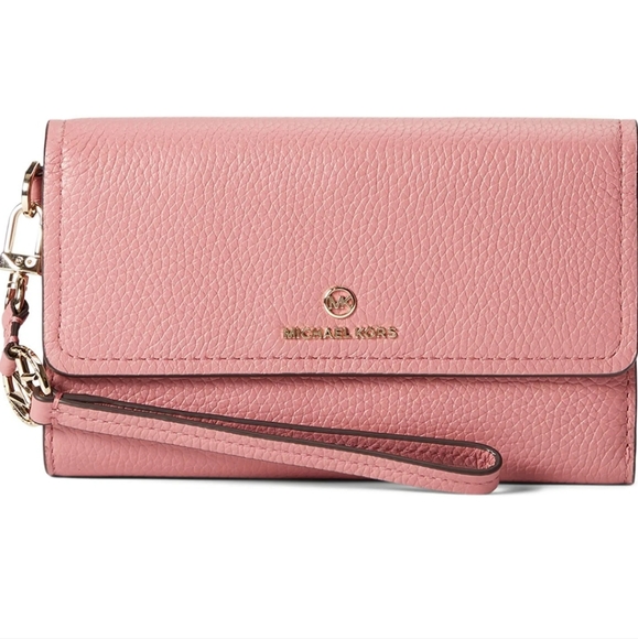 MICHAEL Michael Kors Handbags - MK Jet Set Charm Large Flap Phone Wristlet